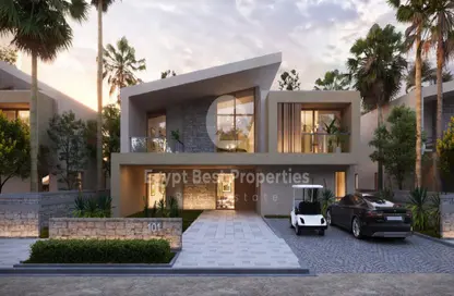 Twin House - 4 Bedrooms - 4 Bathrooms for sale in O West - 6 October Compounds - 6 October City - Giza