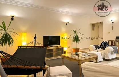 Apartment - 2 Bedrooms - 2 Bathrooms for rent in Street 233 - Degla - Hay El Maadi - Cairo