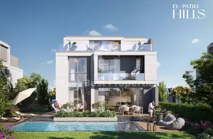 Twin House - 4 Bedrooms - 5 Bathrooms for sale in Palm Hills New Cairo - 5th Settlement Compounds - The 5th Settlement - New Cairo City - Cairo