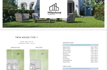 منزل مزدوج - 5 غرف نوم - 5 حمامات للبيع في فيرل جيفيرا - جيفيرا - راس الحكمة - الساحل الشمالي