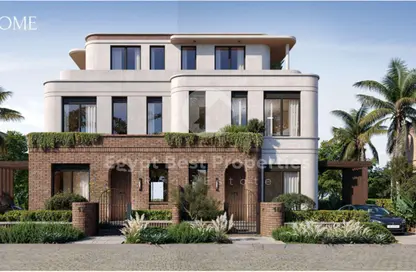 Townhouse - 3 Bedrooms - 4 Bathrooms for sale in Crescent Walk - 5th Settlement Compounds - The 5th Settlement - New Cairo City - Cairo Townhouse - 3 Bedrooms - 4 Bathrooms for sale in Crescent Walk - 5th Settlement Compounds - The 5th Settlement - New Cairo City - Cairo