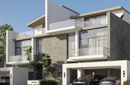Twin House - 5 Bedrooms - 5 Bathrooms for sale in SAA'DA - The 1st Settlement - New Cairo City - Cairo