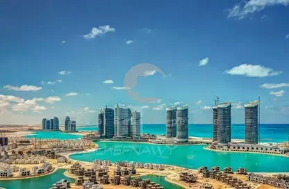 Chalet - 3 Bedrooms - 3 Bathrooms for sale in Downtown - New Alamein City - Al Alamein - North Coast