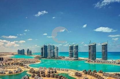 شاليه - 3 غرف نوم - 3 حمامات للبيع في الداون تاون - مدينة العلمين الجديدة - العلمين - الساحل الشمالي