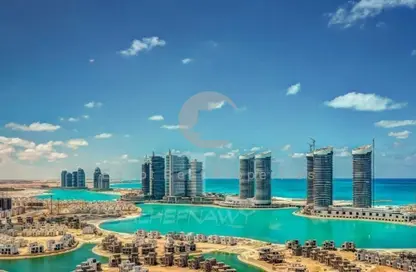 Chalet - 3 Bedrooms - 3 Bathrooms for sale in Downtown - New Alamein City - Al Alamein - North Coast