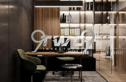 Office Space - Studio - 1 Bathroom for rent in Bank Center Street - South Teseen St. - The 5th Settlement - New Cairo City - Cairo