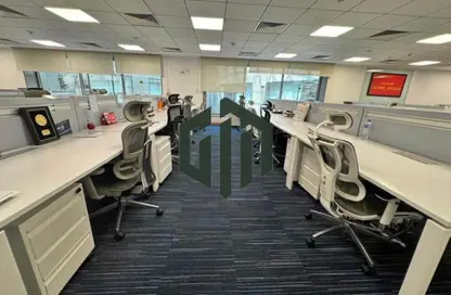 Office Space - Studio - 3 Bathrooms for rent in Bank Center Street - South Teseen St. - The 5th Settlement - New Cairo City - Cairo