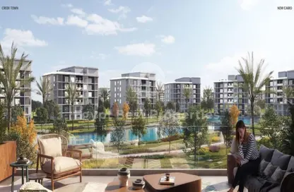 Apartment - 2 Bedrooms - 2 Bathrooms for sale in Creek Town - The 1st Settlement - New Cairo City - Cairo