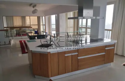 Duplex - 3 Bedrooms - 4 Bathrooms for rent in Hassan Sabri St. - Zamalek - Cairo