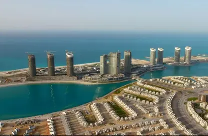 شقة - 3 غرف نوم - 2 حمامات للبيع في نورث ايدج تاورز - مدينة العلمين الجديدة - العلمين - الساحل الشمالي