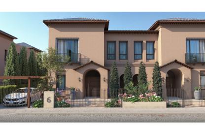 Twin House - 4 Bedrooms - 3 Bathrooms for sale in Village West - Sheikh Zayed Compounds - Sheikh Zayed City - Giza