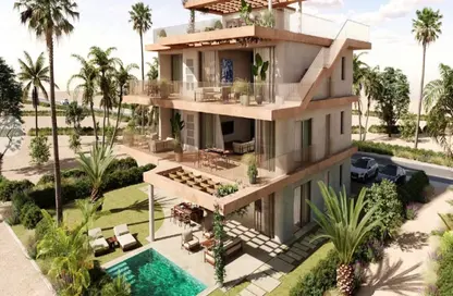 Chalet - 2 Bedrooms - 2 Bathrooms for sale in Ramla Lakeside - Qesm Ad Dabaah - North Coast