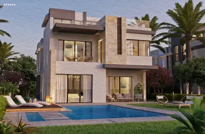 Twin House - 4 Bedrooms - 4 Bathrooms for sale in The Crown - Cairo Alexandria Desert Road - 6 October City - Giza