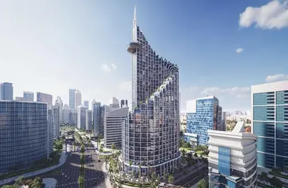 Office Space - Studio - 1 Bathroom for sale in East tower - Central Business District - New Capital City - Cairo