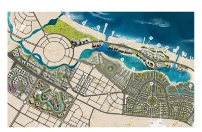 Chalet - 2 Bedrooms - 3 Bathrooms for sale in Mazarine - New Alamein City - Al Alamein - North Coast