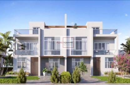 Twin House - 4 Bedrooms - 4 Bathrooms for sale in Mazarine - New Alamein City - Al Alamein - North Coast