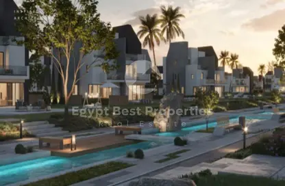 Villa - 5 Bedrooms - 6 Bathrooms for sale in Rivers - New Zayed City - Sheikh Zayed City - Giza