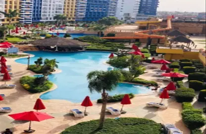 Chalet - 2 Bedrooms - 2 Bathrooms for rent in Porto Marina - Al Alamein - North Coast