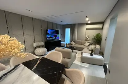 Apartment - 2 Bedrooms - 2 Bathrooms for rent in Galleria Moon Valley - South Investors Area - New Cairo City - Cairo