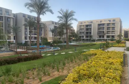 (بنتهاوس  (روف - 2 غرف نوم - 2 حمامات للايجار في فيفث سكوير - التجمع الخامس - مدينة القاهرة الجديدة - القاهرة