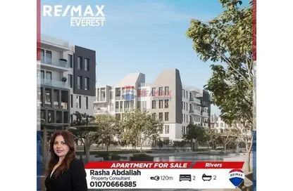 Apartment - 2 Bedrooms - 2 Bathrooms for sale in Rivers - New Zayed City - Sheikh Zayed City - Giza