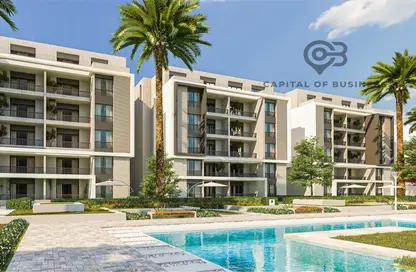 شقة - 2 غرف نوم - 2 حمامات للبيع في مون ريزيدنس - فيفث سكوير - التجمع الخامس - مدينة القاهرة الجديدة - القاهرة