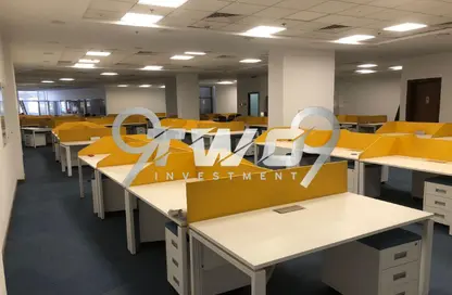 Office Space - Studio - 2 Bathrooms for rent in Bank Center Street - South Teseen St. - The 5th Settlement - New Cairo City - Cairo
