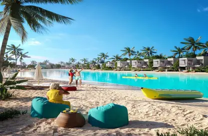 Chalet - 2 Bedrooms - 2 Bathrooms for sale in Ramla Lakeside - Qesm Ad Dabaah - North Coast