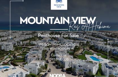 Penthouse - 3 Bedrooms - 3 Bathrooms for sale in Mountain View - Ras Al Hekma - North Coast
