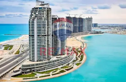 Apartment - 1 Bedroom - 2 Bathrooms for sale in North Edge Towers - New Alamein City - Al Alamein - North Coast