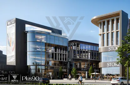 Office Space - Studio - 1 Bathroom for sale in Plus 90 Mall - North Teseen St. - The 5th Settlement - New Cairo City - Cairo
