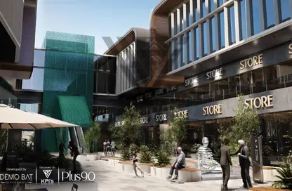 Shop - Studio - 1 Bathroom for sale in Plus 90 Mall - North Teseen St. - The 5th Settlement - New Cairo City - Cairo