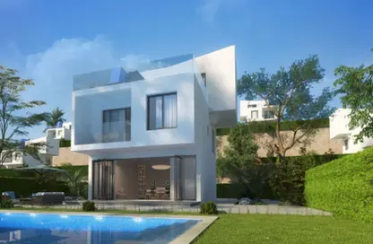 Twin House - 4 Bedrooms - 4 Bathrooms for sale in IL Monte Galala - Al Ain Al Sokhna - Suez