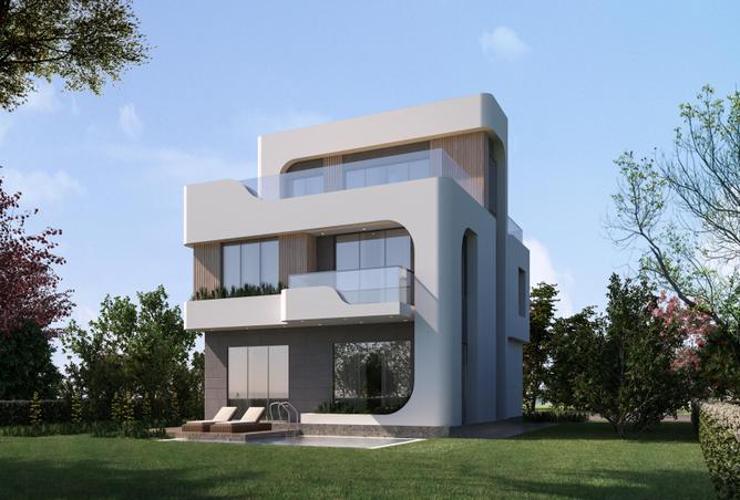 Villa - 4 Bedrooms - 3 Bathrooms for sale in Waslet Dahshur Road - Sheikh Zayed City - Giza