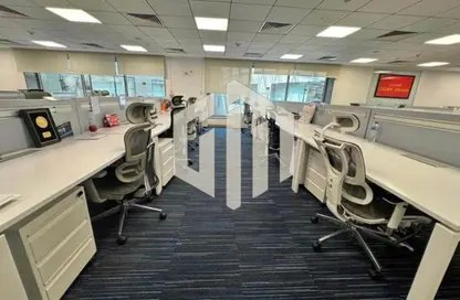 Office Space - Studio - 5 Bathrooms for rent in Bank Center Street - South Teseen St. - The 5th Settlement - New Cairo City - Cairo