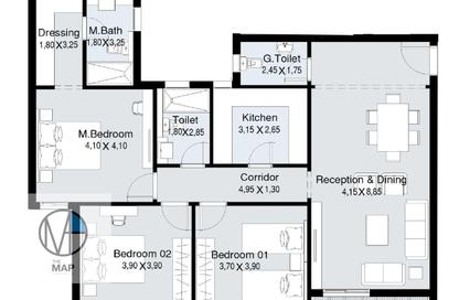 Apartment - 3 Bedrooms - 3 Bathrooms for sale in The 101 - Mostakbal City Compounds - Mostakbal City - Future City - Cairo