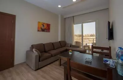 Hotel Apartment - 1 Bedroom - 1 Bathroom for rent in Dream Land - Al Wahat Road - 6 October City - Giza