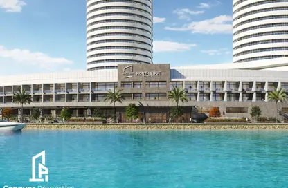 Chalet - 2 Bedrooms - 2 Bathrooms for sale in North Edge Towers - New Alamein City - Al Alamein - North Coast