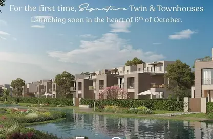 Townhouse - 4 Bedrooms - 4 Bathrooms for sale in Garden Lakes - 6 October Compounds - 6 October City - Giza