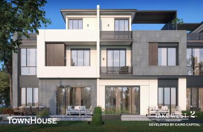 Villa - 5 Bedrooms - 4 Bathrooms for sale in Lake West - Sheikh Zayed Compounds - Sheikh Zayed City - Giza