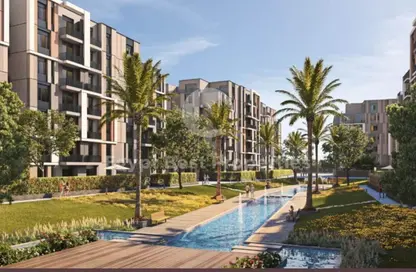 Apartment - 2 Bedrooms - 2 Bathrooms for sale in Swan Lake Residence - 5th Settlement Compounds - The 5th Settlement - New Cairo City - Cairo