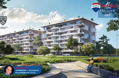 Apartment - 2 Bedrooms - 1 Bathroom for sale in Midtown Sky - New Capital Compounds - New Capital City - Cairo