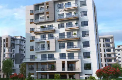 Apartment - 1 Bedroom - 1 Bathroom for sale in Bleu Vert - New Capital Compounds - New Capital City - Cairo Apartment - 1 Bedroom - 1 Bathroom for sale in Bleu Vert - New Capital Compounds - New Capital City - Cairo