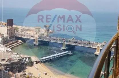 شقة - 2 غرف نوم - 2 حمامات للايجار في كوبري استانلي - ستانلي - حي شرق - الاسكندرية
