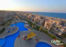 دوبلكس - 4 غرف نوم - 3 حمامات للبيع في سيسليا لاجونز - قسم مرسي مطروح - الساحل الشمالي