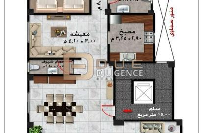 Apartment - 3 Bedrooms - 2 Bathrooms for sale in El Koronfel - The 5th Settlement - New Cairo City - Cairo