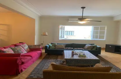 Apartment - 3 Bedrooms - 2 Bathrooms for rent in Mohamed Maraashly St. - Zamalek - Cairo