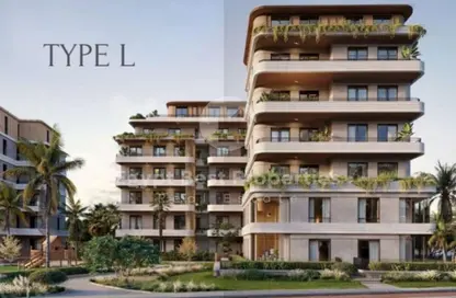 Apartment - 1 Bedroom - 1 Bathroom for sale in Crescent Walk - 5th Settlement Compounds - The 5th Settlement - New Cairo City - Cairo