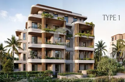 Apartment - 2 Bedrooms - 2 Bathrooms for sale in Crescent Walk - 5th Settlement Compounds - The 5th Settlement - New Cairo City - Cairo