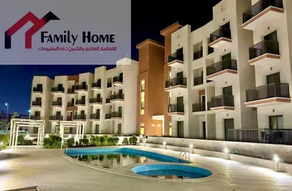 Apartment - 3 Bedrooms - 2 Bathrooms for sale in Waslet Dahshur Road - Green Belt - 6 October City - Giza